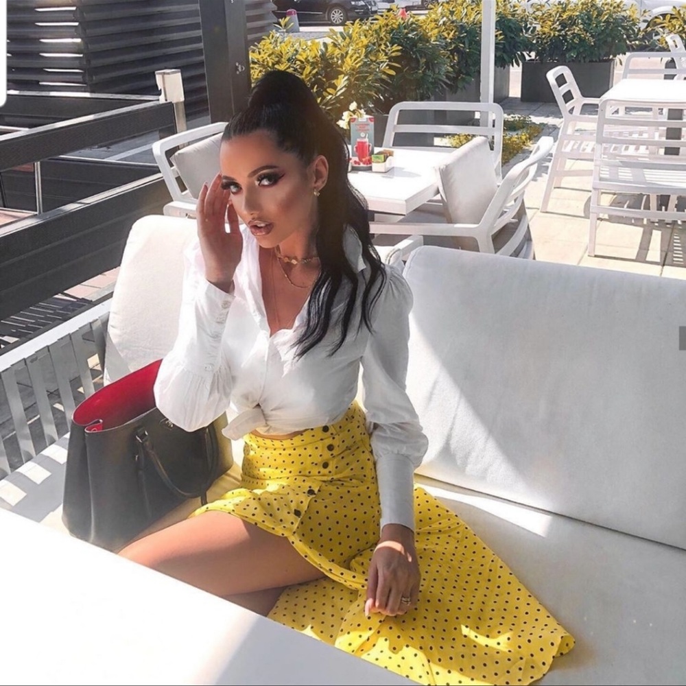 Zara cute polka dot skirt